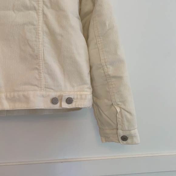 Gap Factory cream corduroy sheepskin jacket - Picture 6 of 8